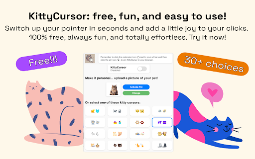 KittyCursor - Fun Custom Kitty Cursors screenshot