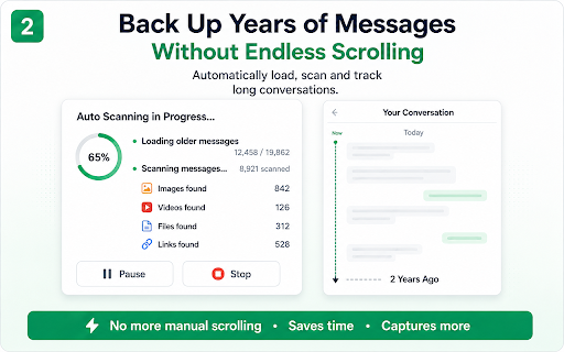 Chat Exporter Pro - Save Messenger & AI Chats screenshot