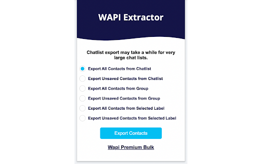 WAPI Extractor screenshot