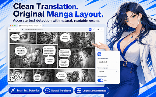 Manga Translator - Translate Manga, Comics, Manhwa & Image for Free screenshot