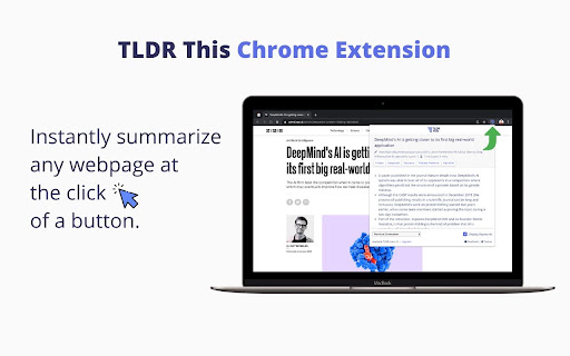 TLDR This - Free automatic text summary tool screenshot