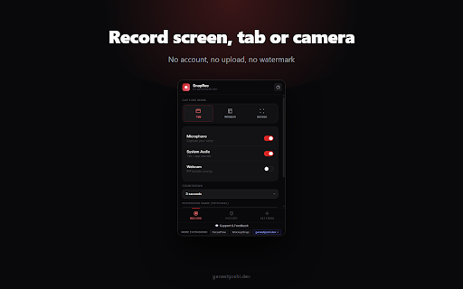 SnapRec - Screen Recorder screenshot