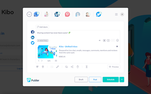 Publer screenshot