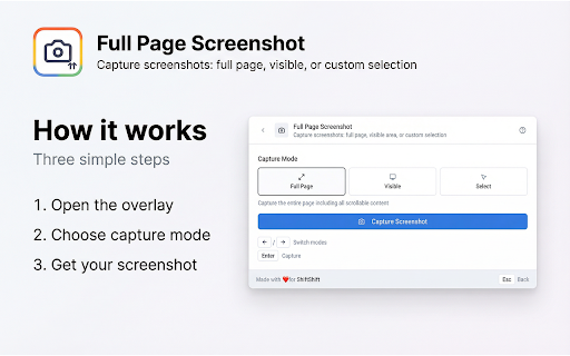 Full Page Screenshot screenshot