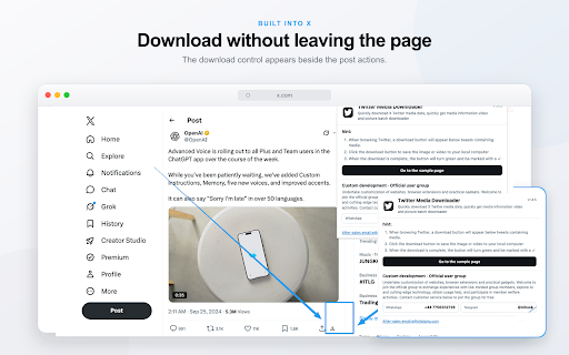 X Twitter Video and Picture Batch Downloader screenshot