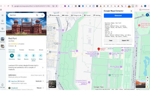 Google Maps Data Extractor by Slash Mark screenshot