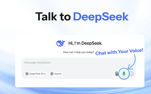 DeepSeek voice screenshot