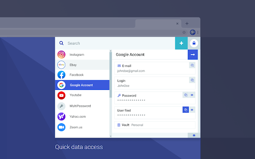 MultiPassword — Password manager screenshot