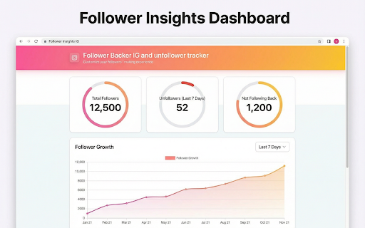 IG Follower Tracker & Unfollower Tracker - SocialDeck screenshot