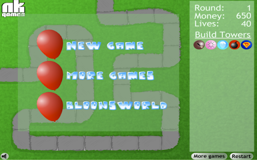 Bloons Tower Defense Unblocked screenshot