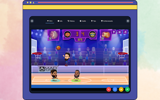 Basketball Legends Unblocked Game screenshot