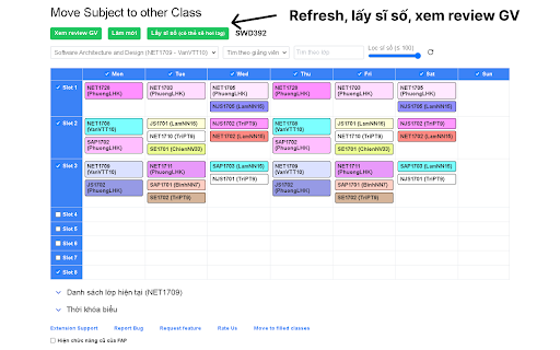 FPTU Move Out Class Tool screenshot