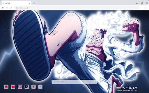 Luffy Gear 5 One Piece Live Wallpaper screenshot