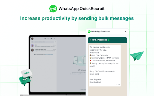WA Quick Recruit by Job Hai screenshot