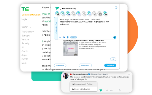 Fedica screenshot