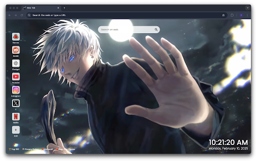 Jujutsu Kaisen Satoru Gojo Live Wallpaper screenshot
