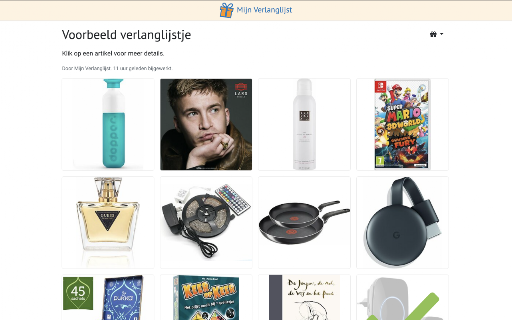 Mijn Verlanglijst screenshot
