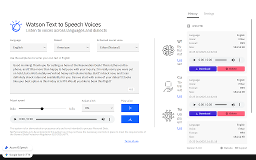 AudioTTS Pro - Multi-Platform Text to Speech Downloader screenshot