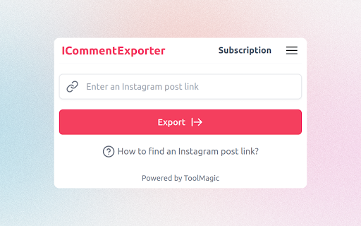 ICommentExporter - Export Comments screenshot