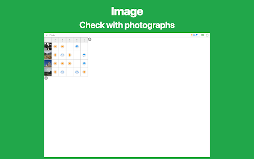 # Simple CheckTable screenshot