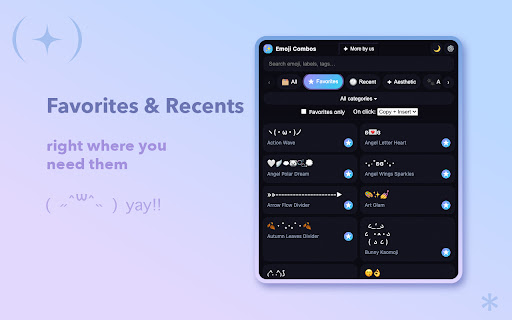 Emoji Combos, Fancy Text & Symbols ✦ Copy & Paste screenshot