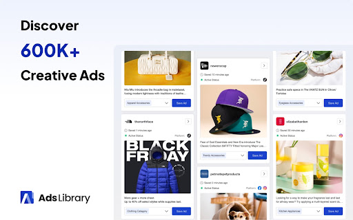 Ad Library - Save Facebook, TikTok, Youtube, Ins and Twitter Ads screenshot