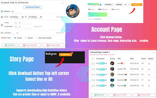 HD Downloader for Instagram - High Definition Video screenshot