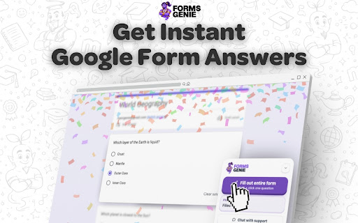 Google Form Solver, Get Instant Google Form Answers With FormsGenie screenshot
