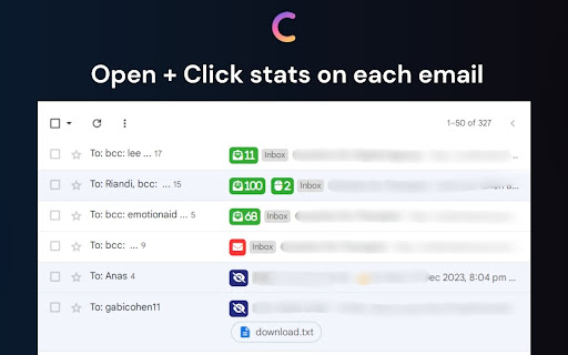 Clik - Email Tracker for Gmail screenshot