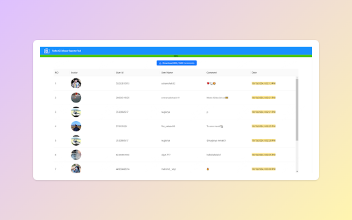 Turbo Follower Exporter Tool screenshot