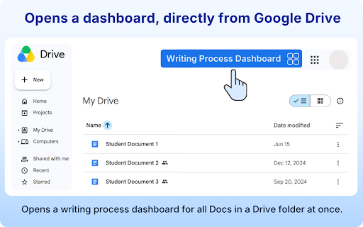 Process Feedback - Writing Process Reports for Google Docs screenshot