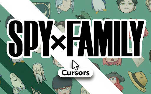 Spy x Family Cursor ★ Custom Cursor for Chrome™ screenshot