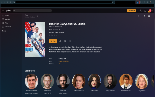 Plex Download Extension screenshot