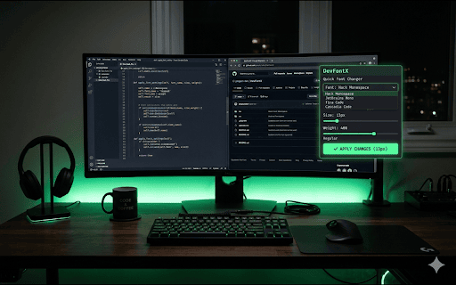 DevFontX screenshot