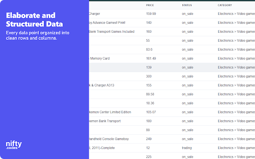M-Resale Scraper: Export Listings, Sellers, Reviews & More screenshot
