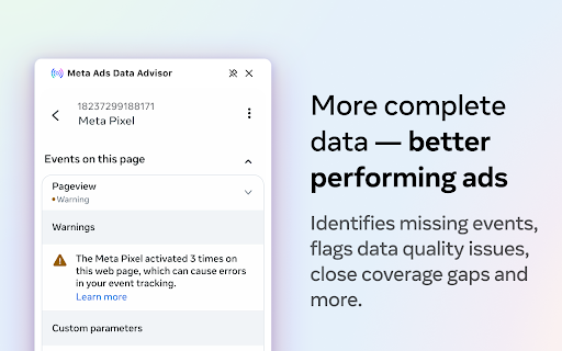 Meta Ads Data Advisor screenshot