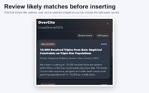 OverCite screenshot