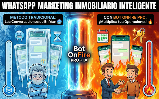 Bot OnFire PRO - WhatsApp Marketing Inmobiliario screenshot