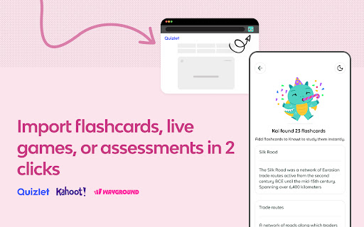 Knowt: Quizlet Import, AI Notes & Flashcards screenshot