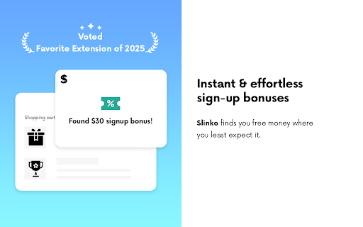 Slinko - Get Free Signup Bonuses & Rewards screenshot