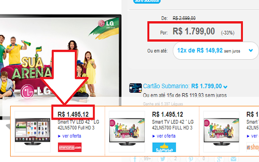 Alerta de ofertas e descontos screenshot