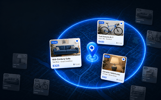 MarketClean: Facebook Marketplace Filter – Distance & Keywords screenshot