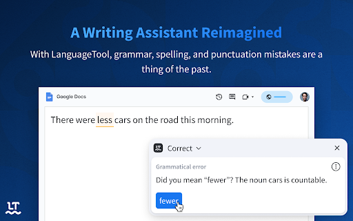 AI Grammar Checker & Paraphraser – LanguageTool screenshot