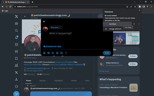 AstroGlyph screenshot