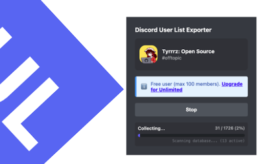 Discord User List Exporter - DiscordKit screenshot