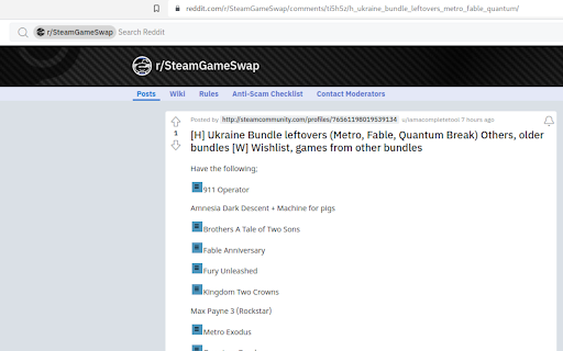 Steam Owned screenshot