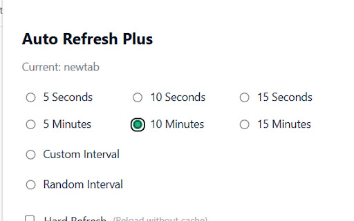 Auto Refresh Plus screenshot
