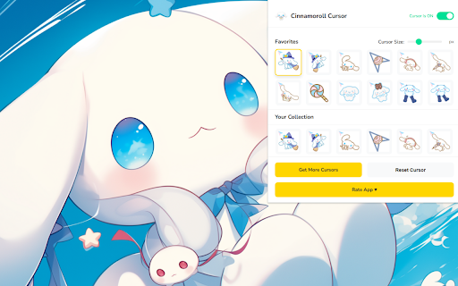 Cinnamoroll Cursor ★ Custom Cursor for Chrome™ screenshot