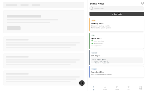 Sticky Notes Anywhere screenshot