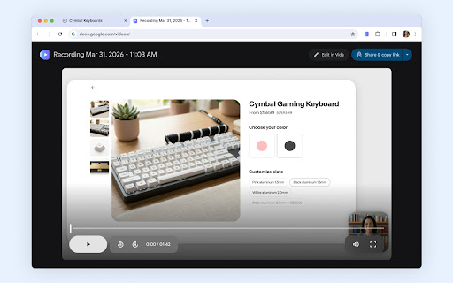 Google Vids Screen Recorder screenshot